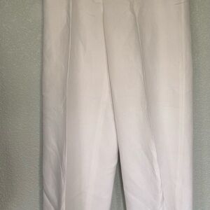 LOFT white linen trousers slacks - wide leg, worn once